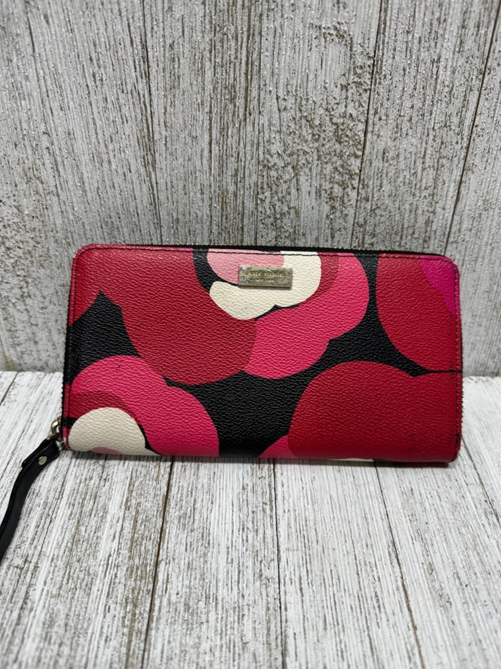 Kate Spade Grant Street Wonder Floral Neda Zip-Around Wallet